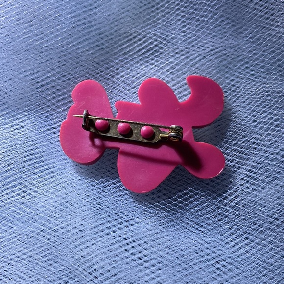 Groovy Love ❤️ 60s Pin Red and Pink - Picture 2 of 8